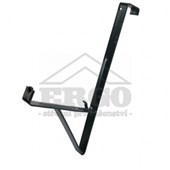 ERGO Držák protisněhové mříže - univerzální k zavěšení - antracit ERGO Držák protisněhové mříže - univerzální k zavěšení - antracit